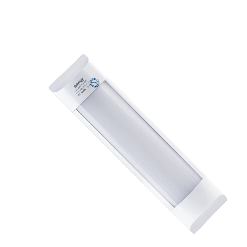 LED Bán Nguyệt thân đèn nhôm-nhựa 9W ánh sáng trung tính BN-9N