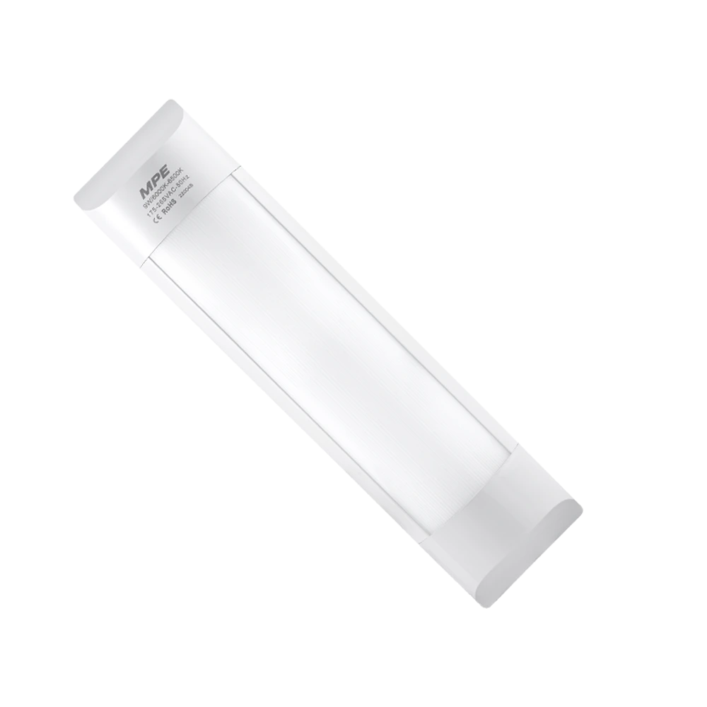 LED Bán Nguyệt thân đèn nhôm-nhựa 9W ánh sáng trắng BN-9T