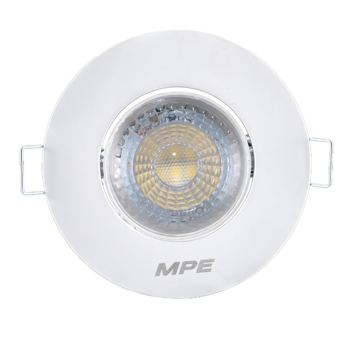 LED Downlight âm trần Chiếu điểm, Điều chỉnh hướng sáng, mặt tròn 3W ánh sáng vàng DLA2R-3V