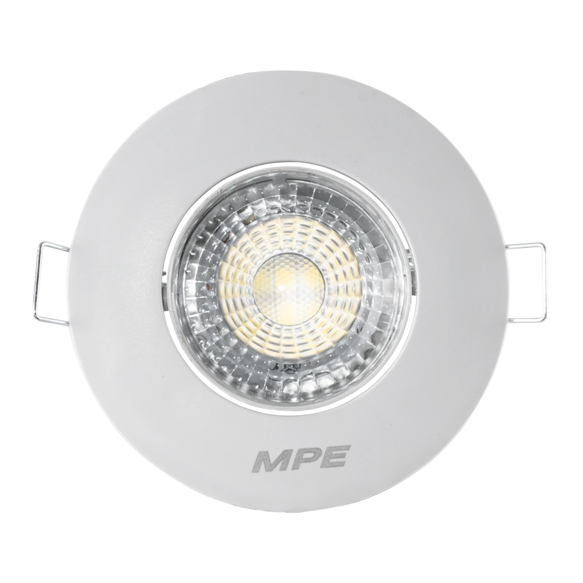 LED Downlight âm trần Chiếu điểm, Điều chỉnh hướng sáng, mặt tròn 5W ánh sáng vàng DLA2R-5V