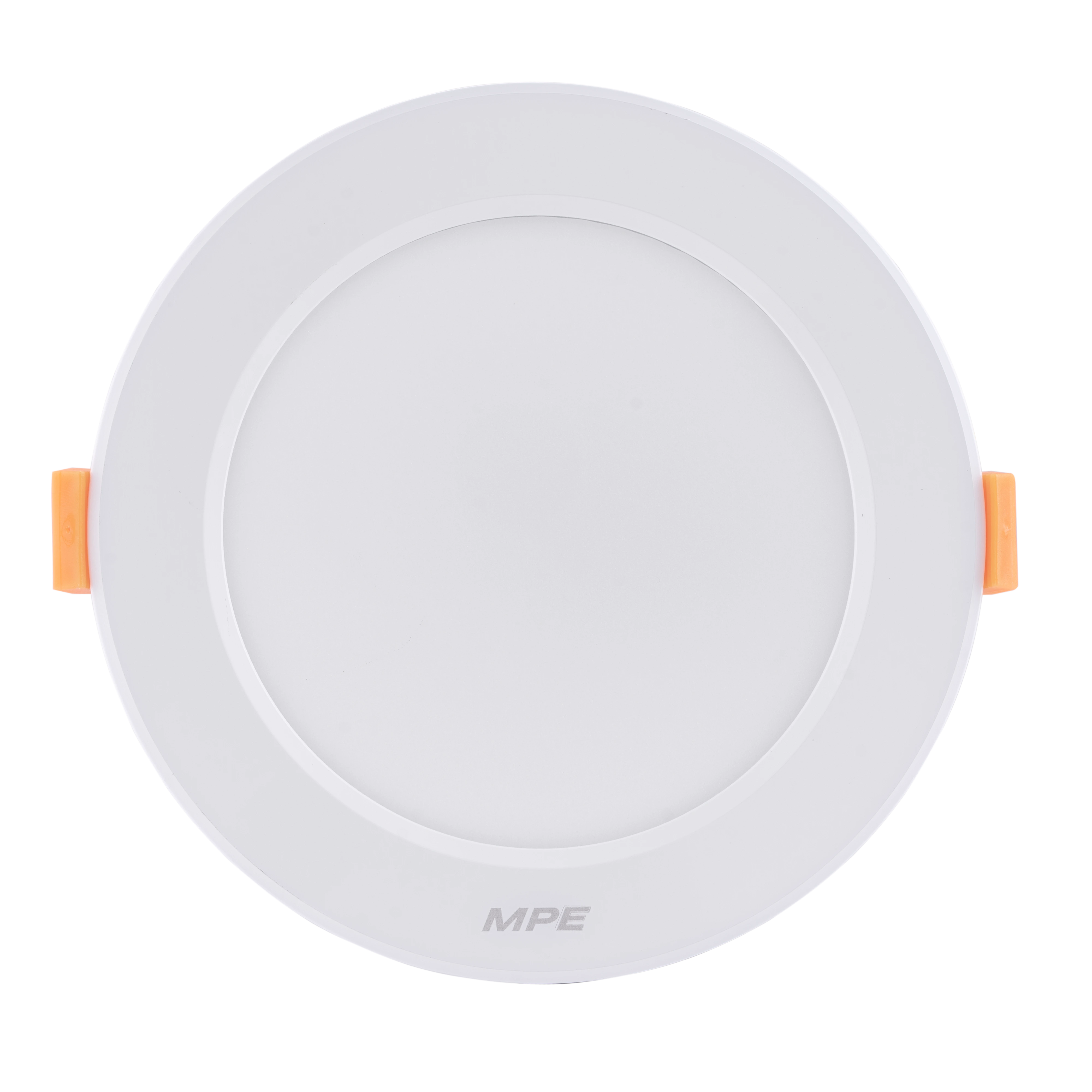 LED Downlight âm trần nhôm viền trắng 9W ánh sáng vàng DLT2-9V