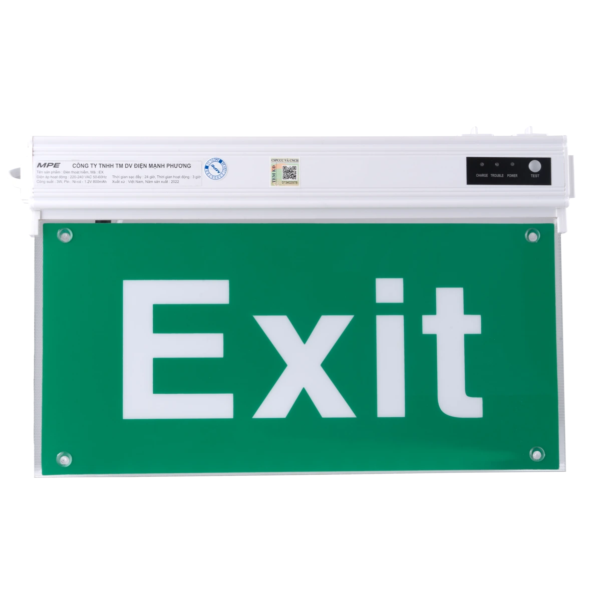 Đèn LED Thoát Hiểm 1 Mặt EX