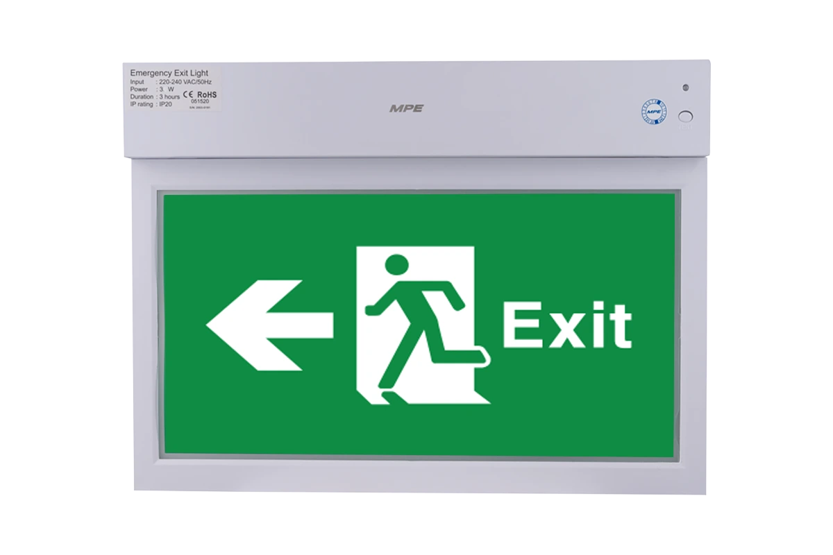 LED Exit đa năng đèn báo 2 mặt trái 3W - EX2/M