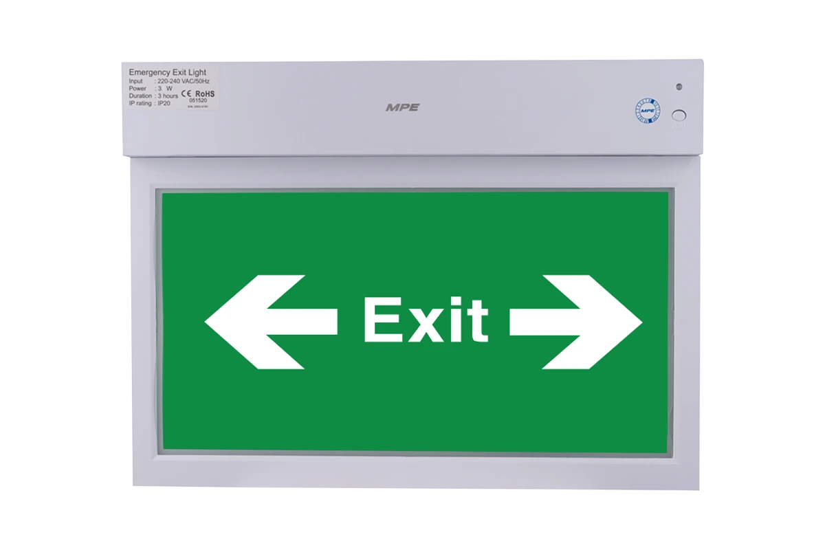 LED Exit đa năng đèn báo 2 mặt trái và phải 3W - EX2LR/M