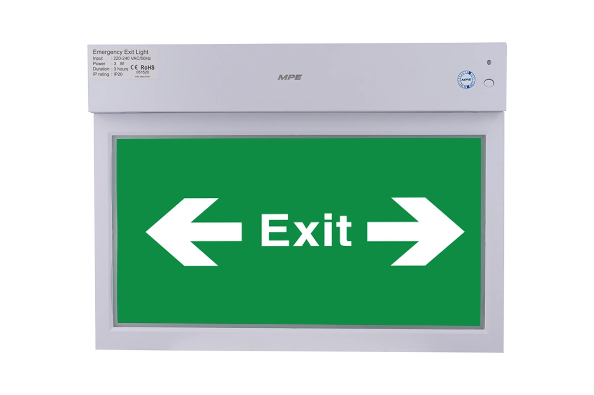 LED Exit đa năng đèn báo 1 mặt trái và phải 3W - EXLR/M