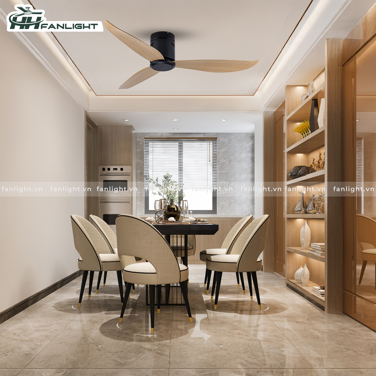 Quạt trần hiện đại FL HD-300