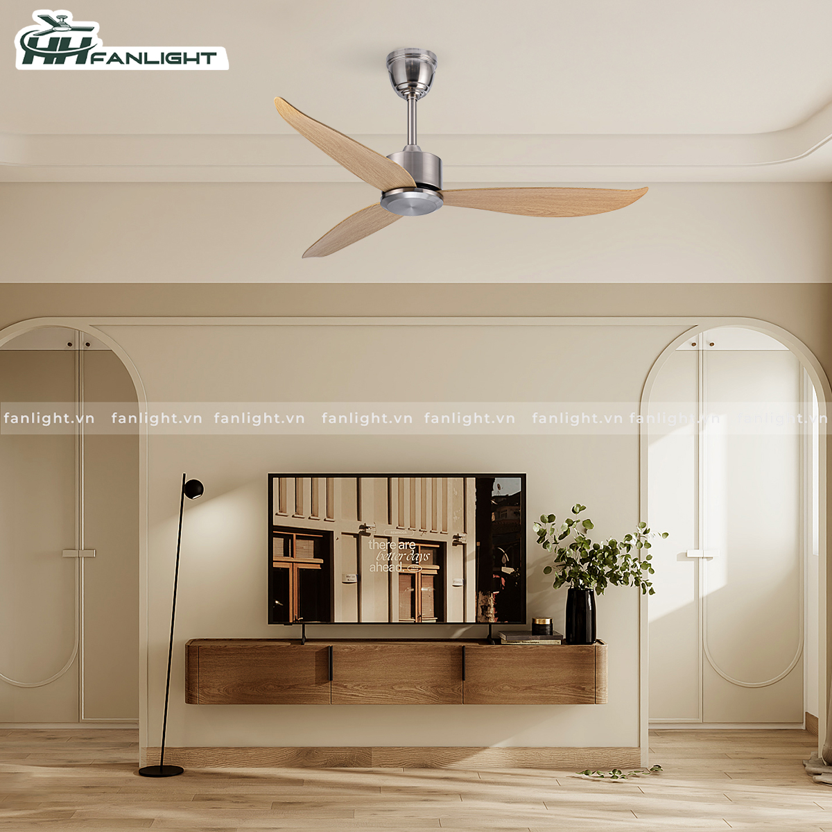 Quạt trần hiện đại FL HD-301NK
