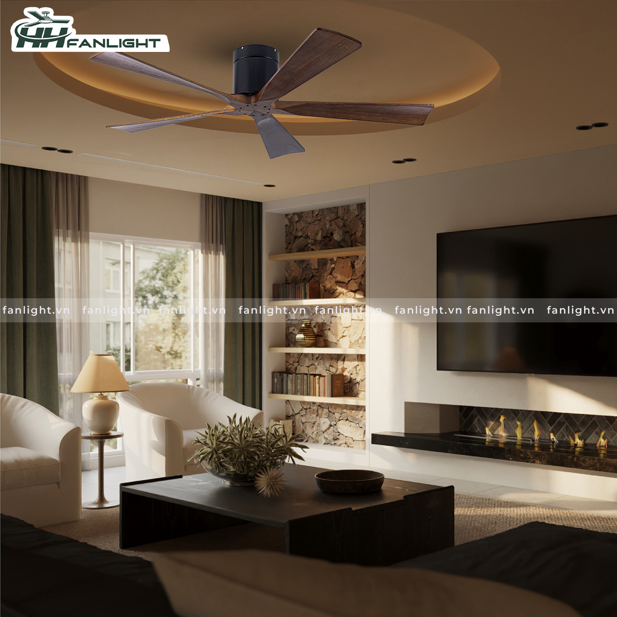 Quạt trần hiện đại FL HD-509