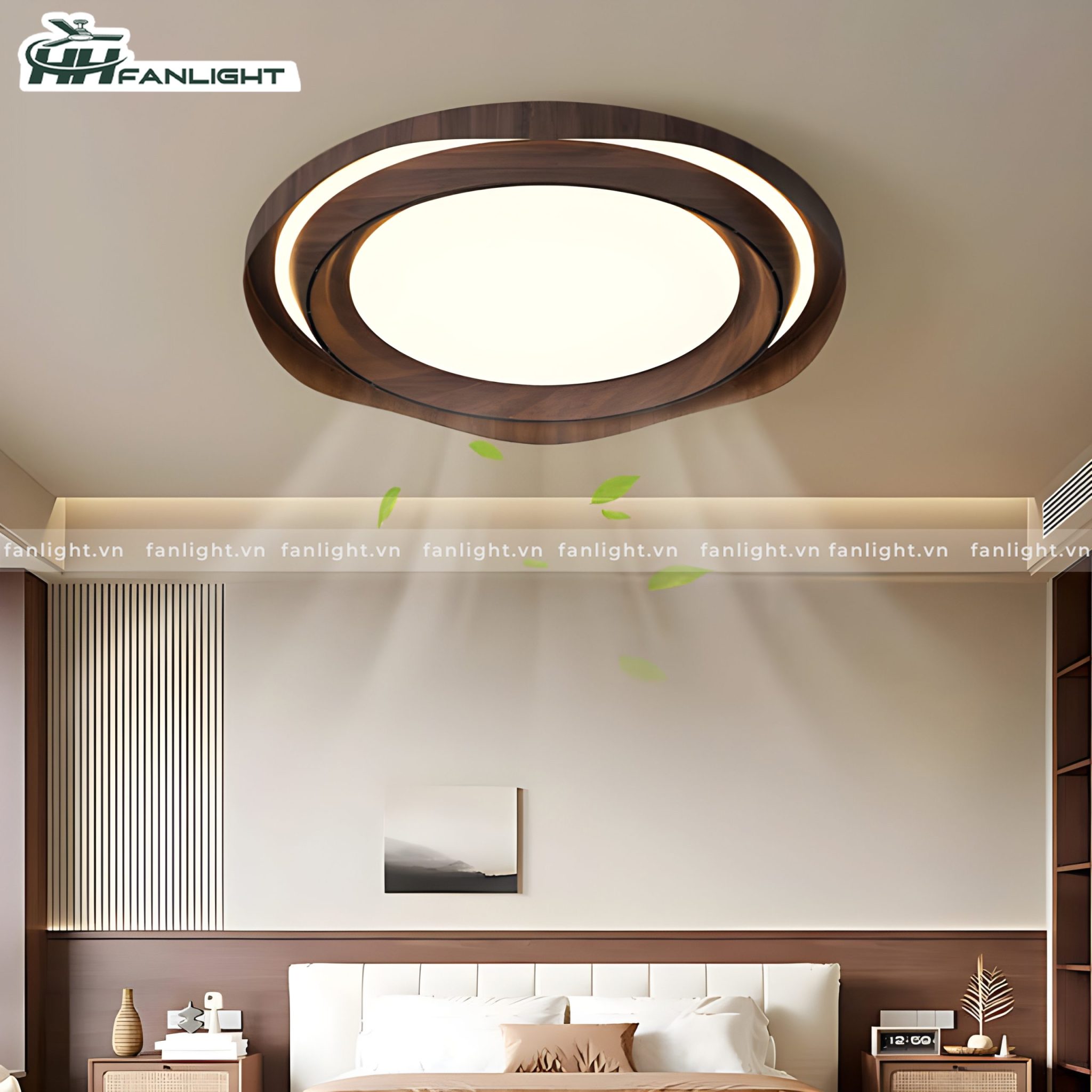 Đèn ốp quạt trang trí FL OQ-T104