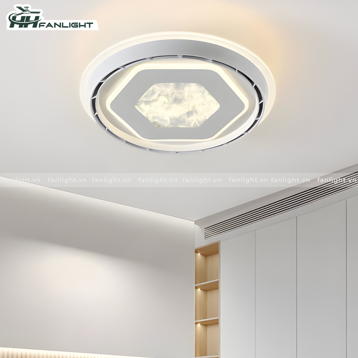 Đèn ốp quạt trang trí FL OQ-T106