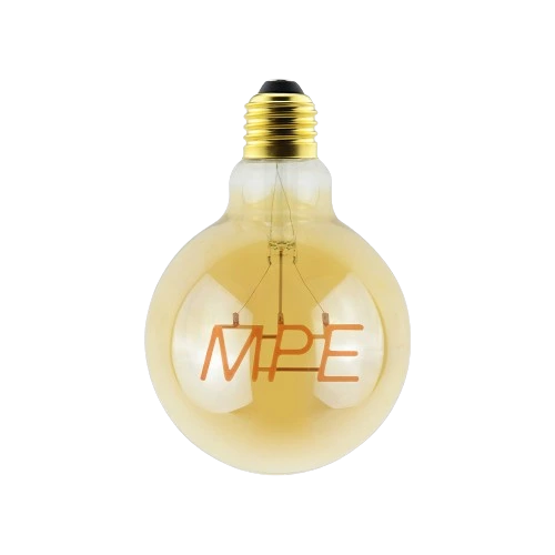 LED Bulb Filament MPE, thân đèn hình tròn 5W ánh sáng vàng FLM-MPE