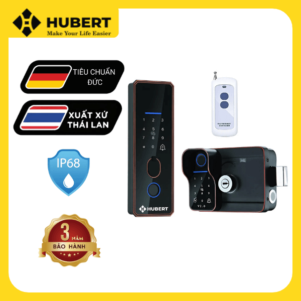 Khóa điện tử Hubert Series Luxury HB CC79 TITAN
