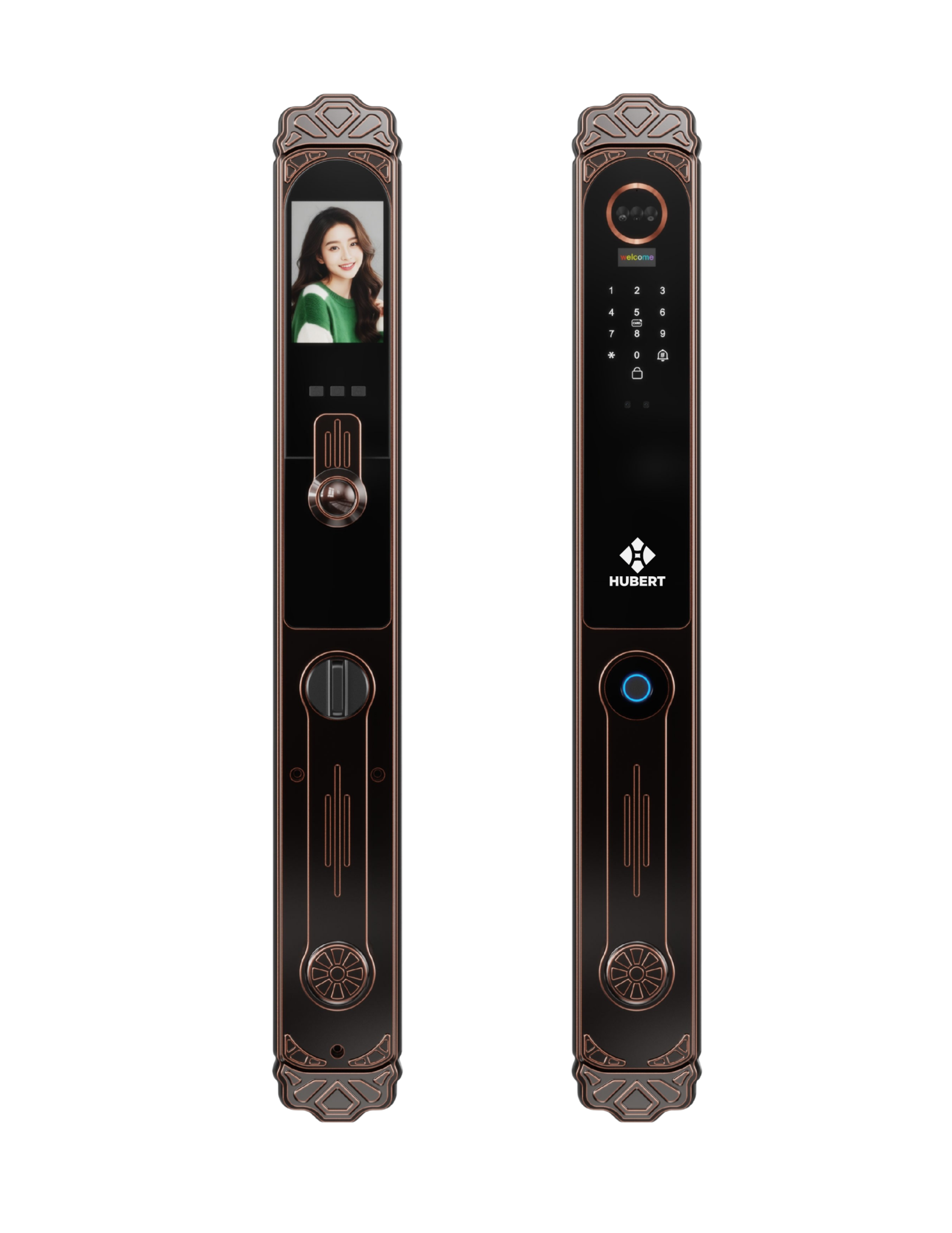 Khóa điện tử Hubert Series EU HB DSI5F EU DOUBLE