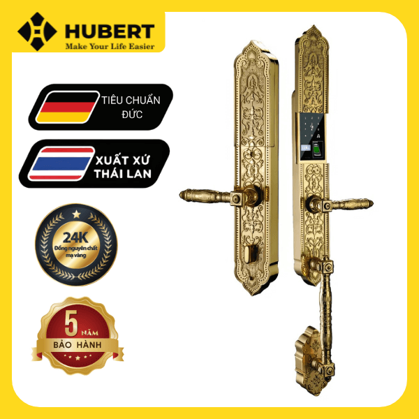 Khóa điện tử Hubert Series EU HB DSI8 EU GOLD 24K