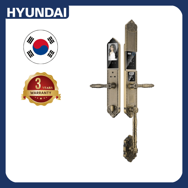 Khóa điện tử Huyndai Luxury HY-SLC8818 BRONZE