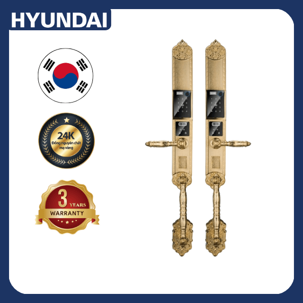 Khóa điện tử Huyndai Luxury HY-SLC8820 GOLD