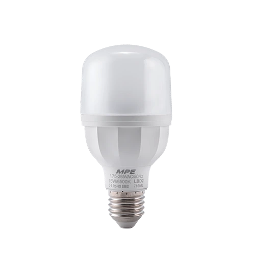 LED Bulb thân nhựa 15W ánh sáng trắng LBD2-15T