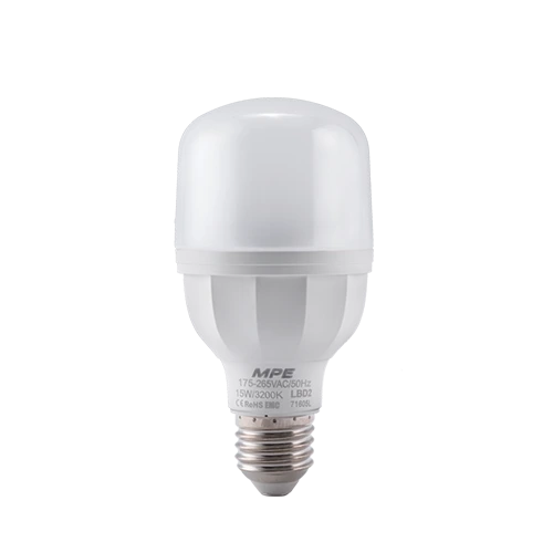 LED Bulb thân nhựa 15W ánh sáng vàng LBD2-15V