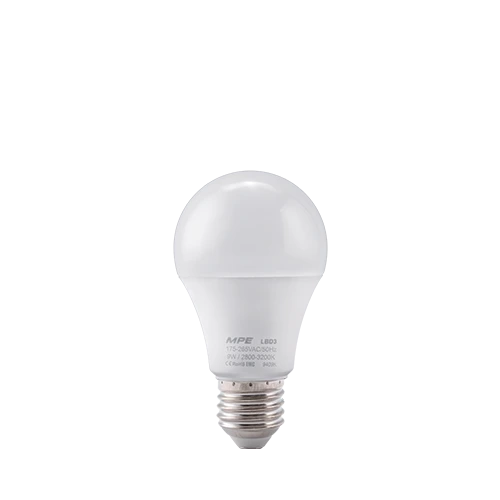 LED Bulb chống ẩm 9W ánh sáng vàng LBD3-9V