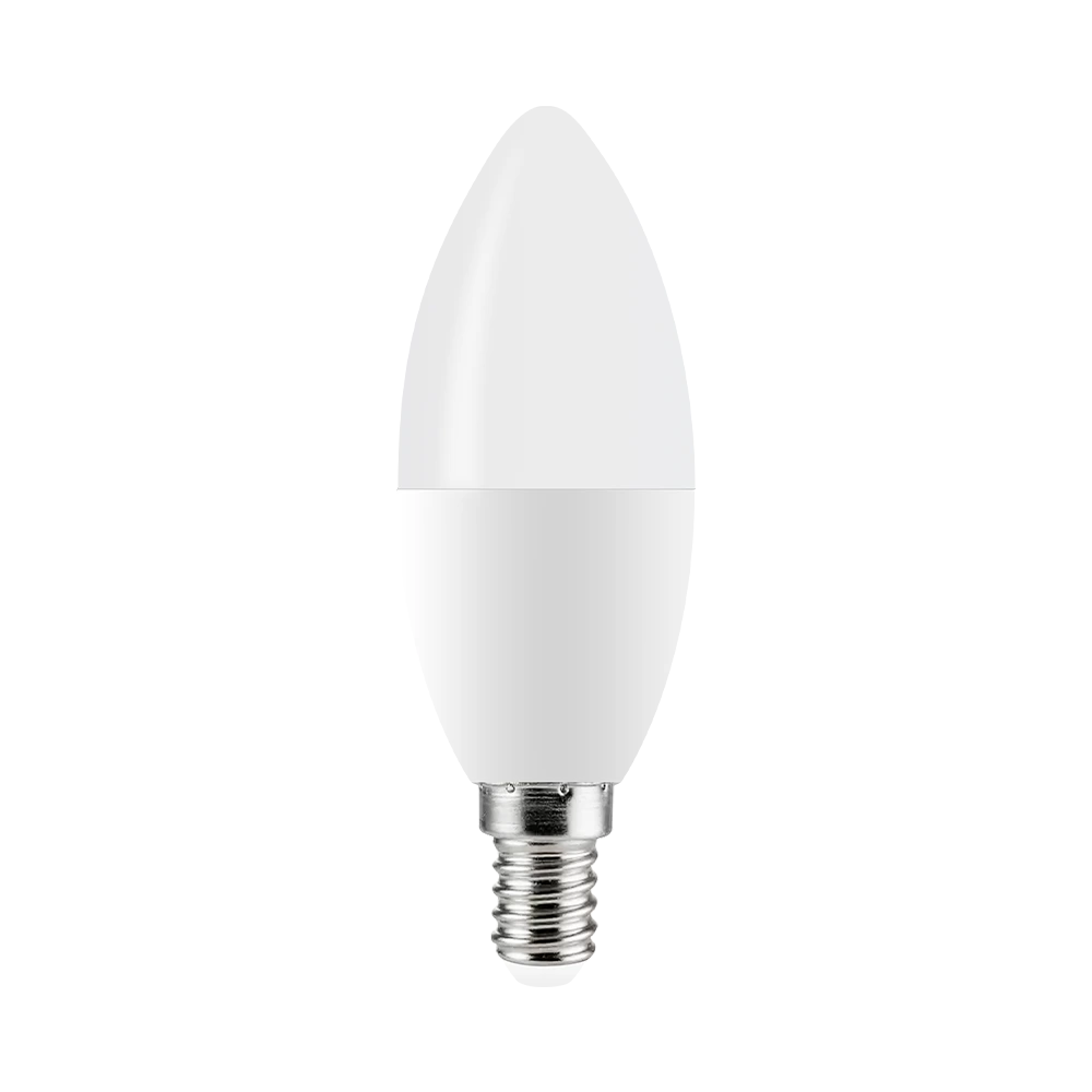 LED Nến thân nhựa 7W ánh sáng vàng LCD-7V