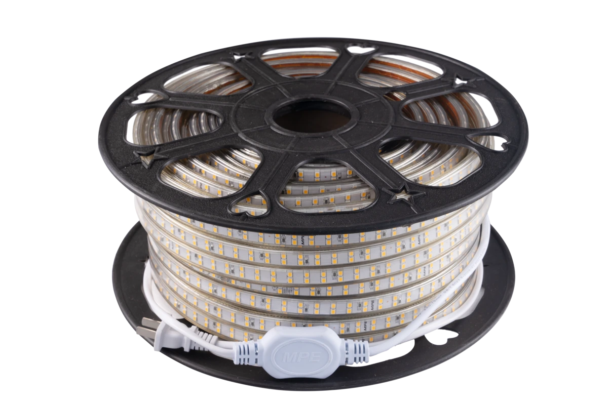 Led dây đôi AC 180LED/m công suất 9W ánh sáng vàng LS2 2835AC-V