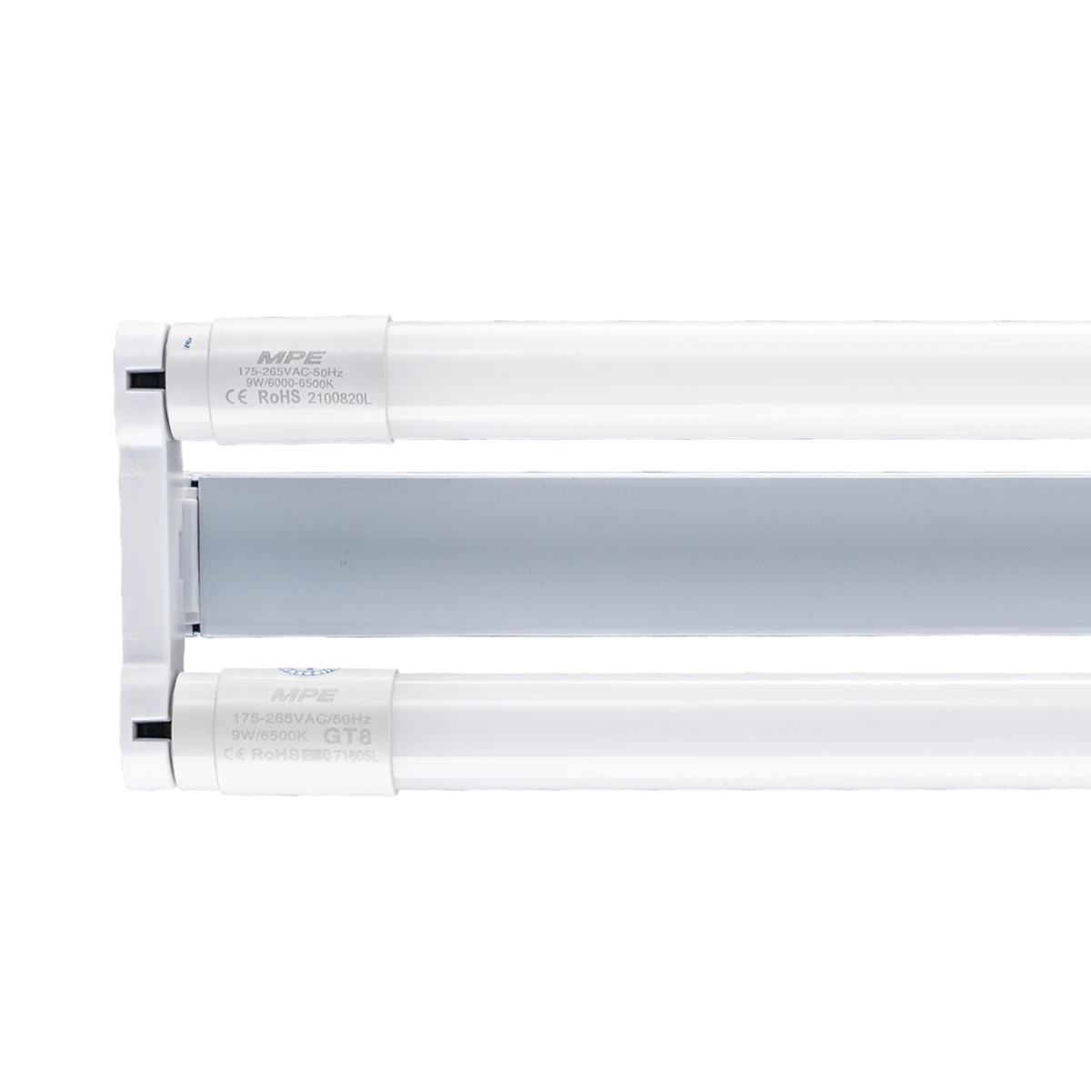 Bộ máng LED Tube thuỷ tinh 2x9W 0.6m ánh sáng trắng MGT-210T