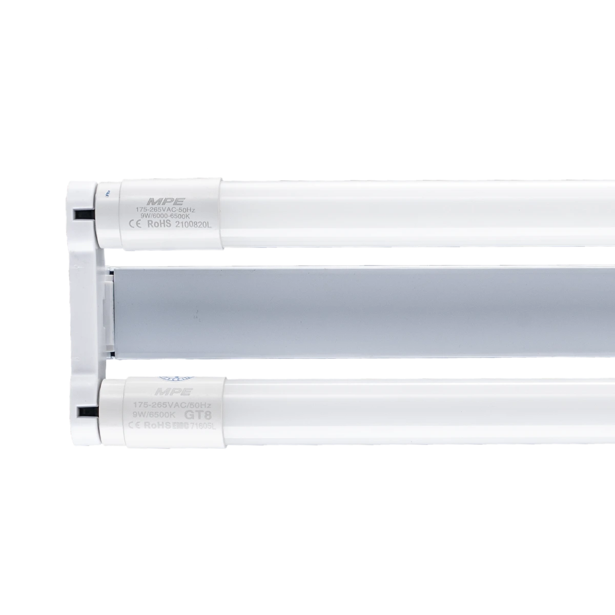 Bộ máng LED Tube thuỷ tinh 2x18W 1.2m ánh sáng trắng MGT-220T