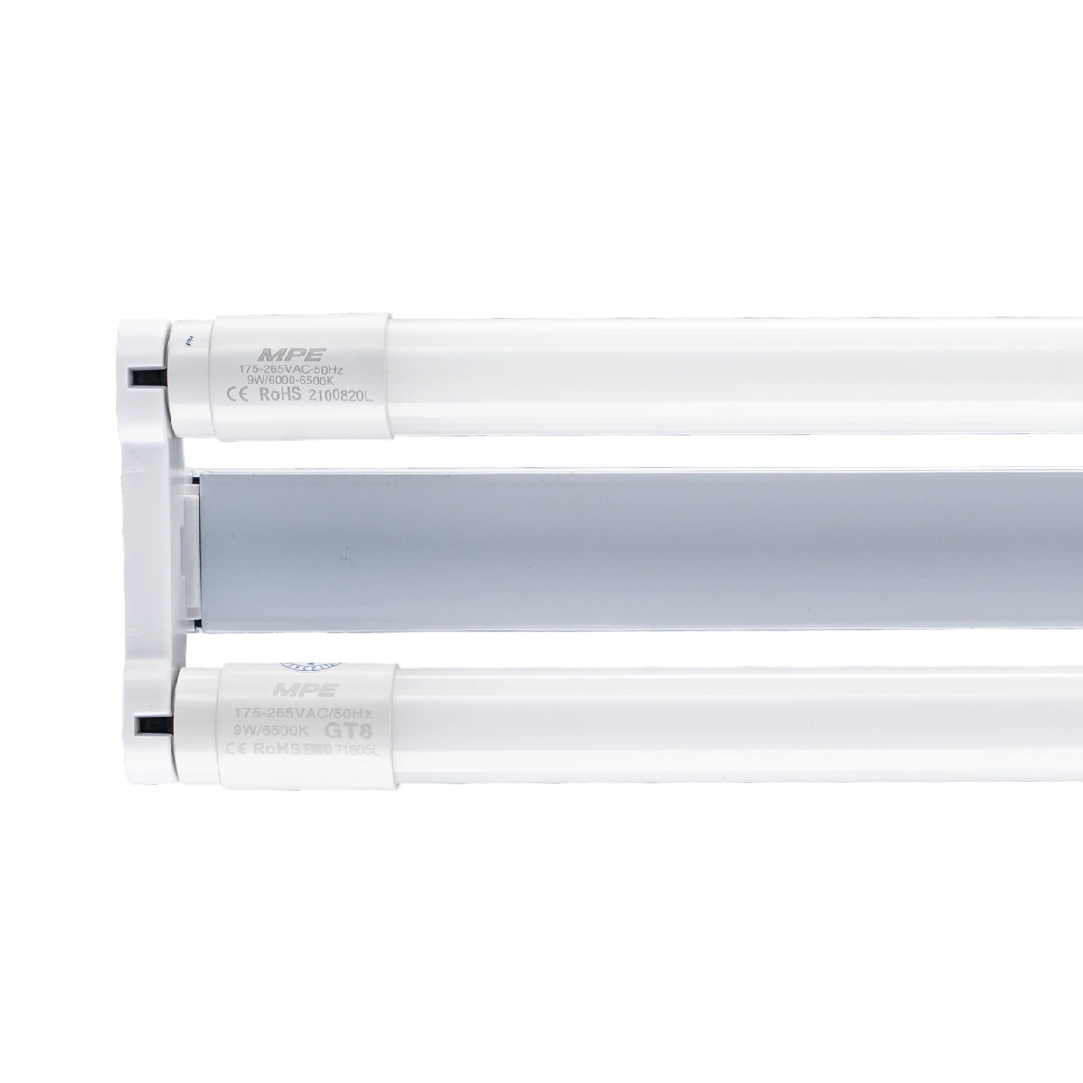Bộ máng LED Tube thuỷ tinh 2x18W 1.2m ánh sáng vàng MGT-220V