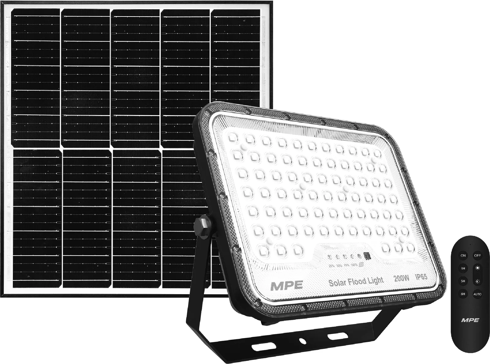 LED pha năng lượng mặt trời 200W ánh sáng trắng SFLD3-200T