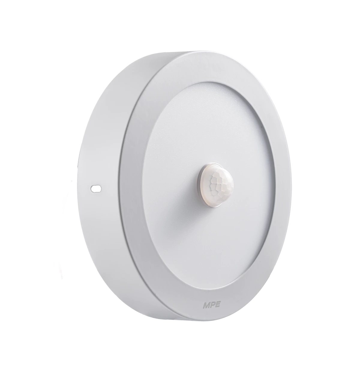 LED Panel ốp nổi nhôm, mặt tròn, cảm biến chuyển động 12W ánh sáng trắng SRPL-12T/MS