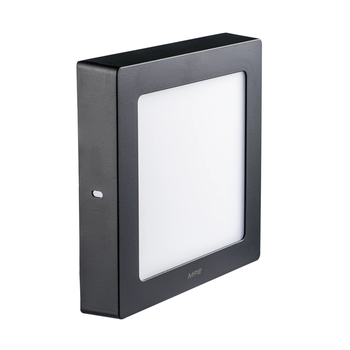 LED Panel ốp nổi nhôm, thân đen, mặt vuông 12W ánh sáng trắng SSPLB-12T