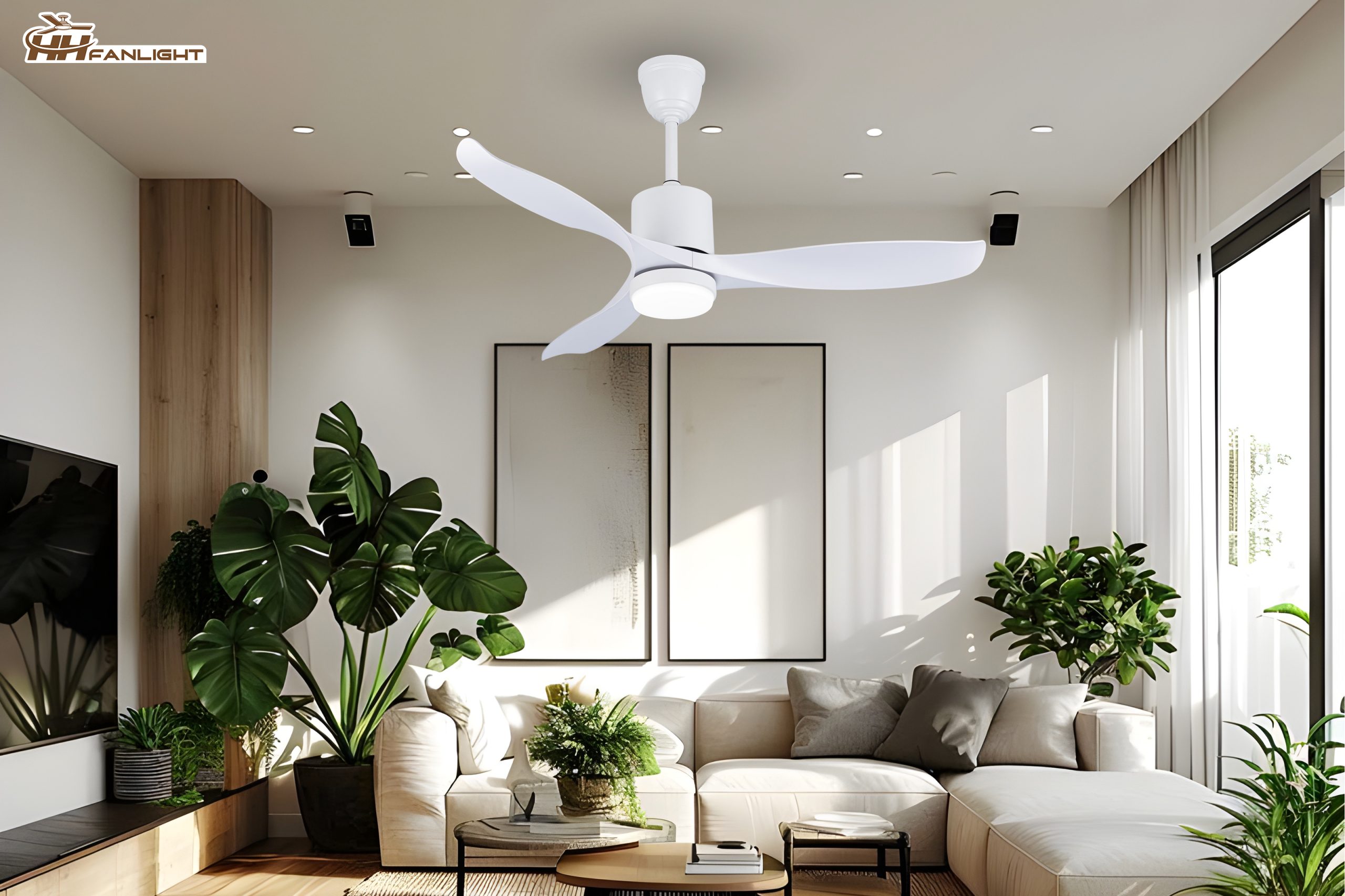 Quạt trần 3 cánh FL HD-305 cho phòng khách