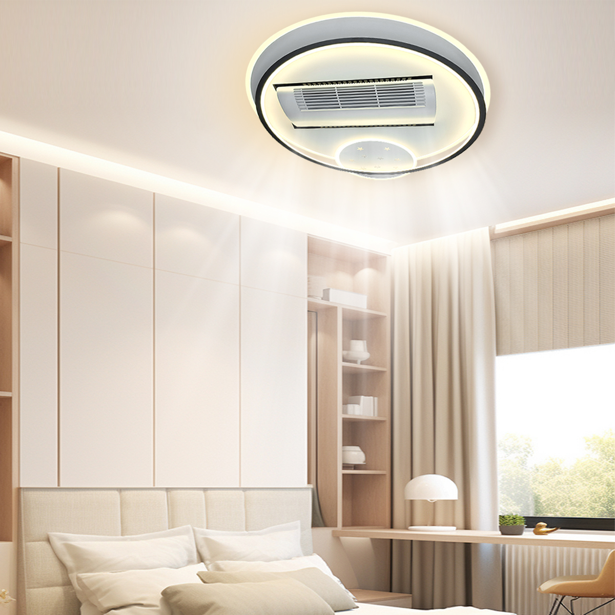 1 Đèn ốp quạt trang trí FLOQ-T002 - Ảnh 1