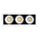 LED Downlight âm trần Chiếu điểm 3 đèn 20W ánh sáng vàng DLS-320V