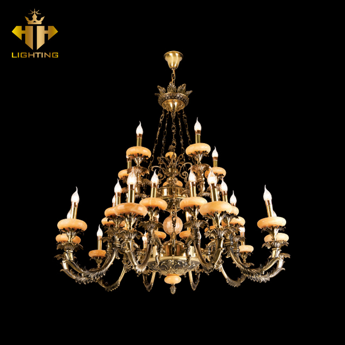 CD-323-1.jpg Đèn Chùm Đồng CD-323 - Ảnh 1