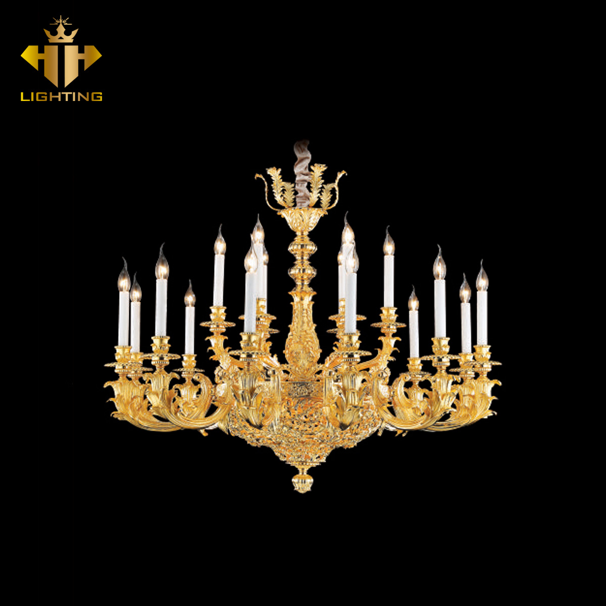 CD-383-1.jpg Đèn Chùm Đồng CD-383 - Ảnh 1