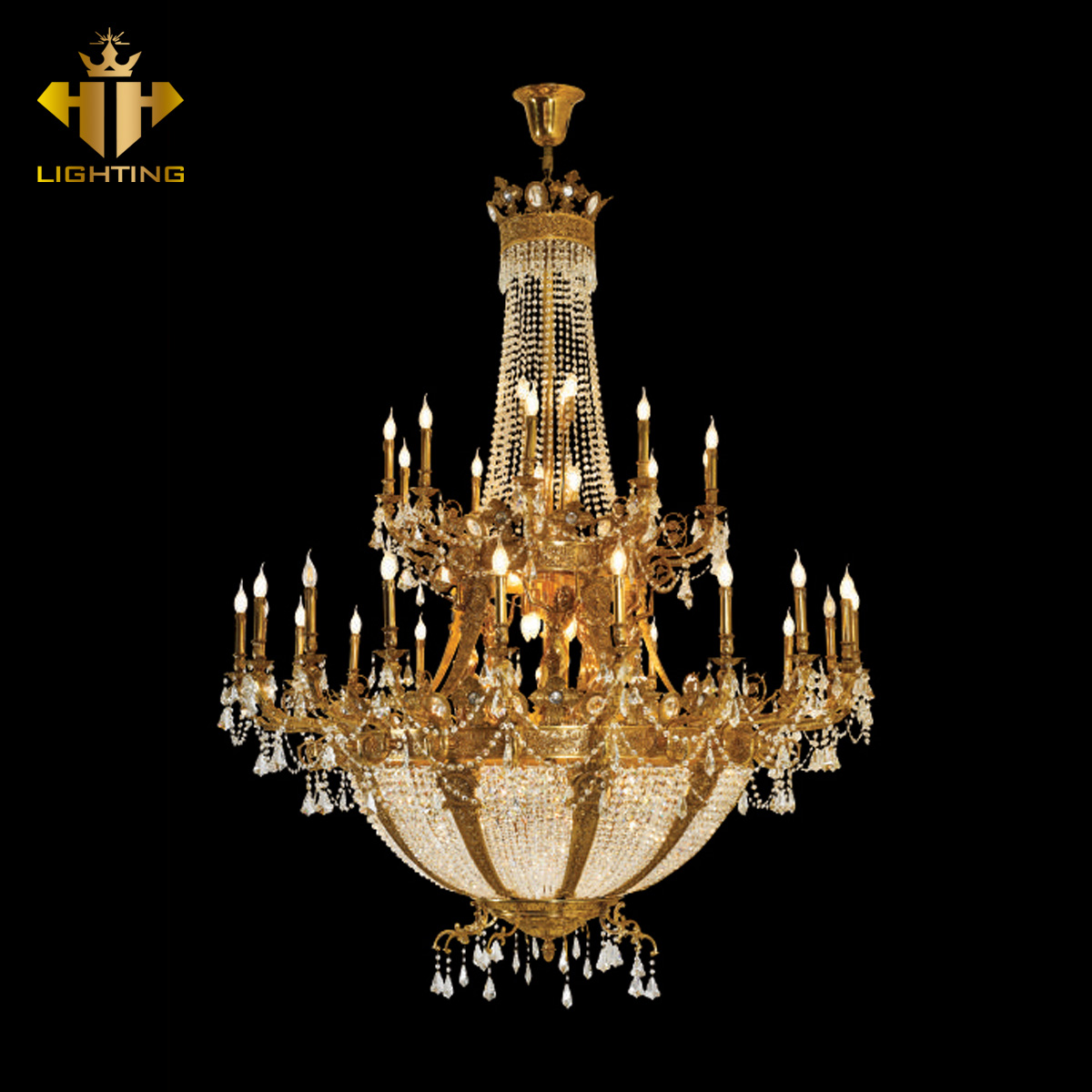 CD-389-1.jpg Đèn Chùm Đồng CD-389 - Ảnh 1