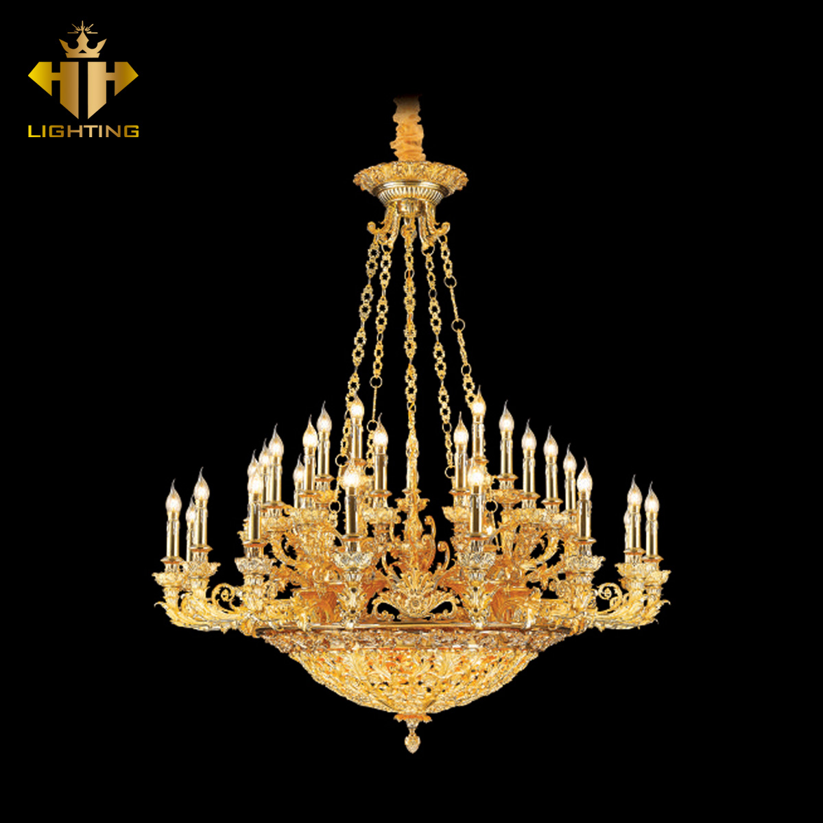 CD-394-1.jpg Đèn Chùm Đồng CD-394 - Ảnh 1