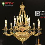 Đèn Chùm Xi Vàng 24K CNQT-200