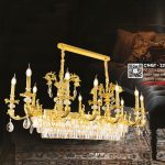 Đèn Chùm Xi Vàng 24K CNQT-225