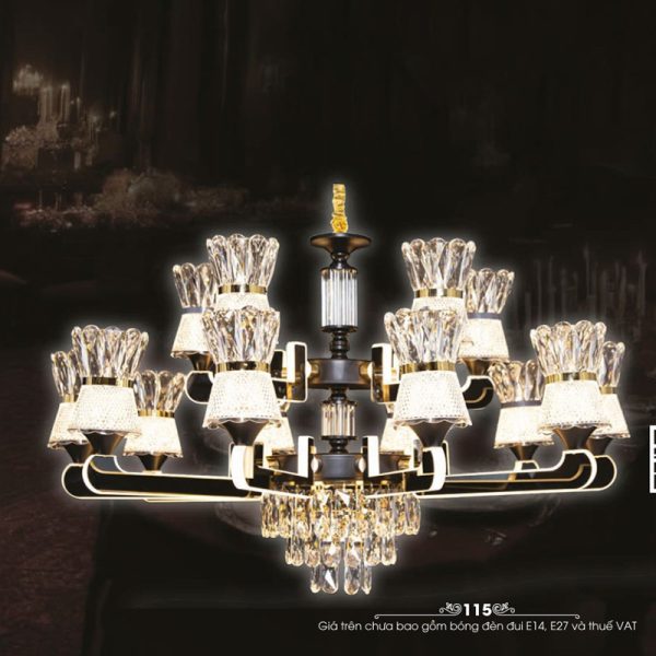 Đèn Thả Chùm Pha Lê CNQT-306