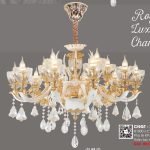 Đèn Chùm Xi Vàng 24K CNQT-381