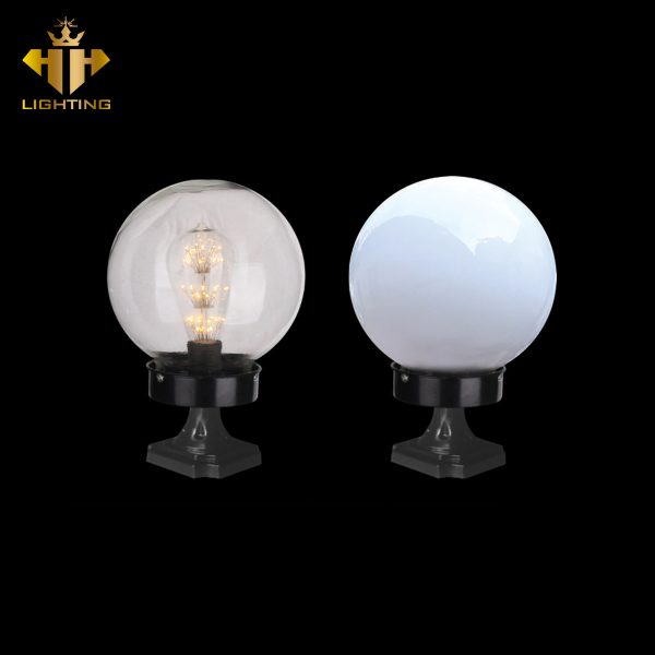 Cầu Thuỷ Tinh Trong/Đục - Đế Trụ E27 Ø300