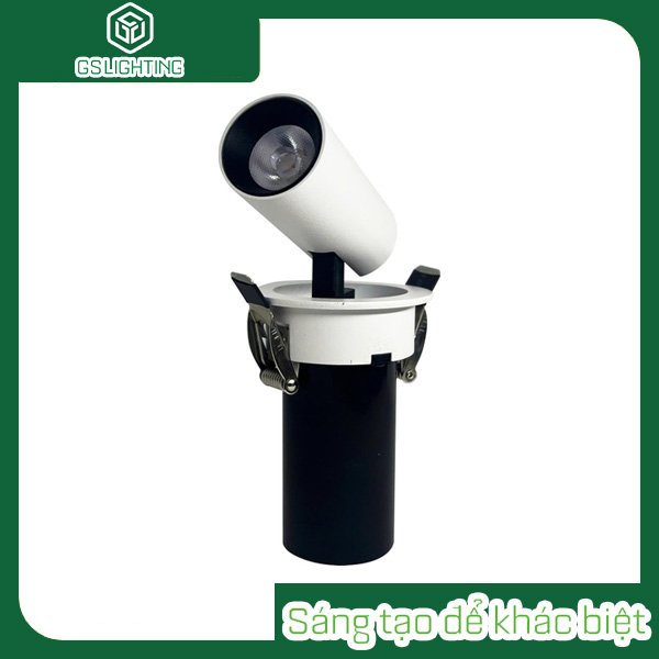 Đèn âm trần xoay rọi chỉnh hướng mini / GSATTT