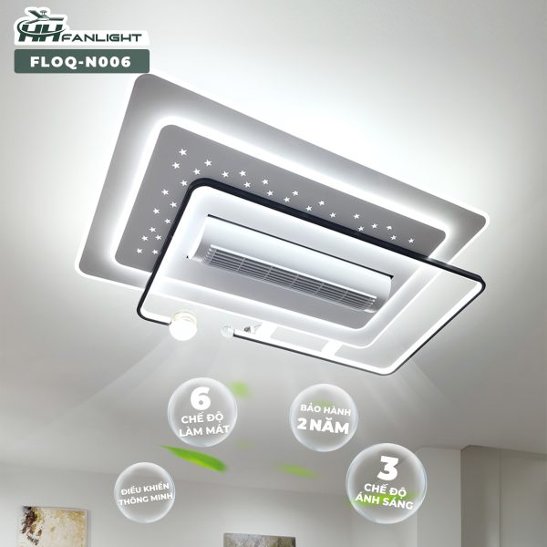 Đèn ốp quạt trang trí FLOQ-N006