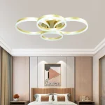 Đèn Ốp Trần OT1099 4 Vòng Vàng