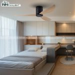 Quạt trần đèn hiện đại FL HD-300 - Ảnh 3