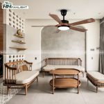 Quạt trần đèn hiện đại FL HD-517N - Ảnh 2