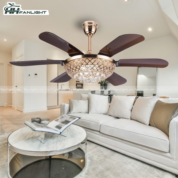 Quạt trần đèn hiện đại FL HD-600