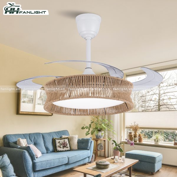 Quạt trần đèn giấu cánh FL HD-407